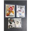 Image 1 : Hockey Goalie AUTOGRAPH Cards x3