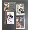 Image 1 : Hockey AUTOGRAPH Cards x4