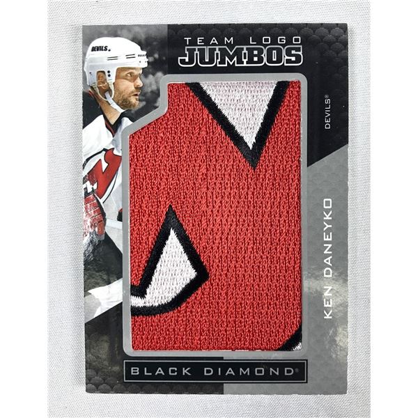 Ken Daneyko LARGE Logo Patch Card - Devils