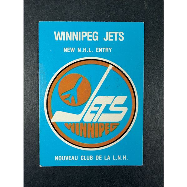 1979-80 OPC Winnipeg Jets Logo Card