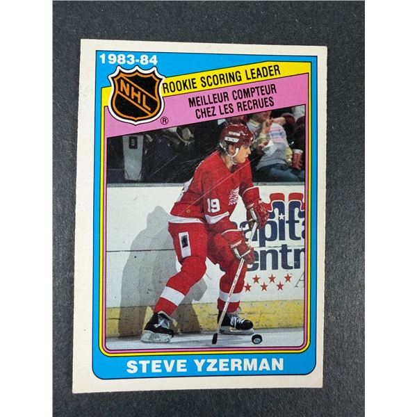 1984-85 OPC Steve Yzerman Scoring Leader - Red Wings