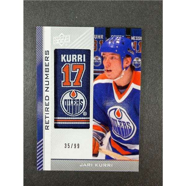Jari Kurri Retired Numbers /99 - Oilers