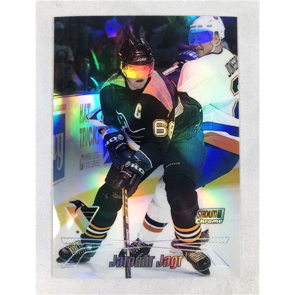 Jaromir Jagr JUMBO Refractor - 1999-00 Stadium Club