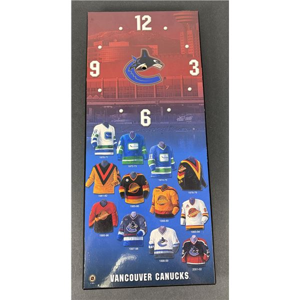 Vancouver Canucks Clock Face Board