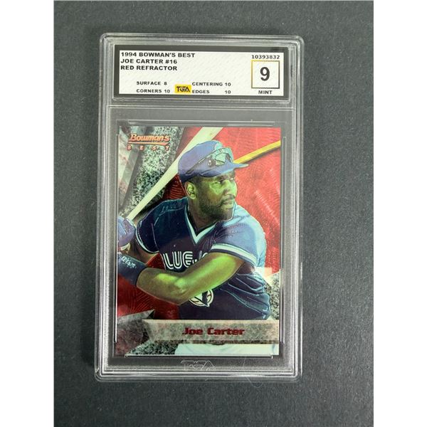 1994 Bowman Best Joe Carter TGA 9 - Blue Jays