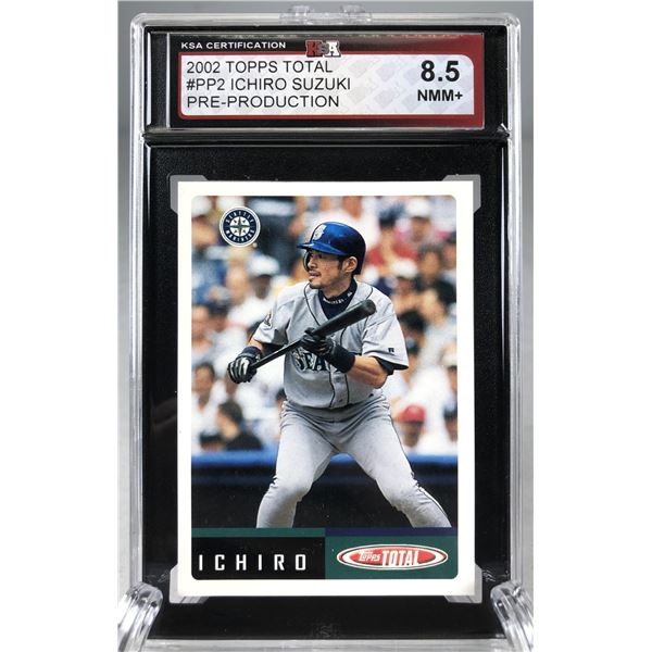 Ichiro Suziuki KSA 8.5 - 2002 Topps Total Pre-Production