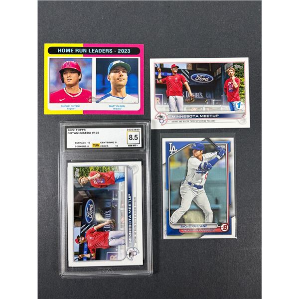 Shohei Ohtani GRADED & Card Lot - Dodgers Angels