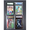 Image 1 : Baseball Graded LOT x4 - Freeman, Gibson