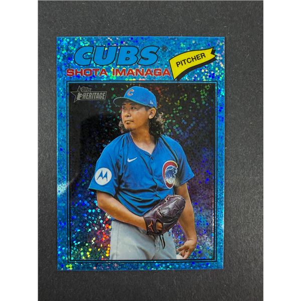 2026 Heritage Blue Sparkle - Shota Imanaga - Cubs
