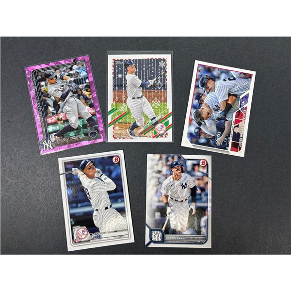 Aaron Judge Card Lot x5 - Yankees