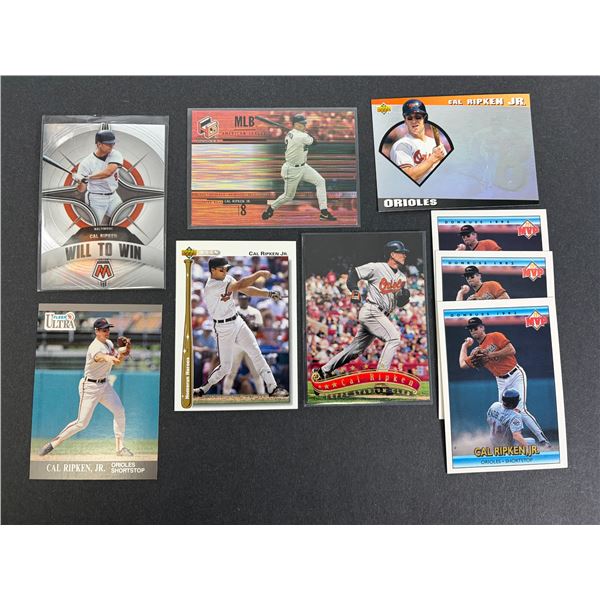 Cal Ripken Jr. Card Lot x 9 - Orioles