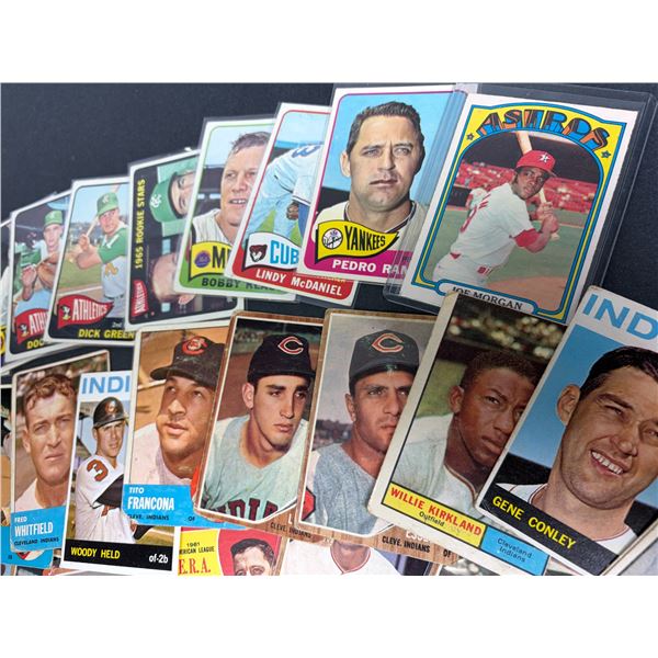 Vintage Baseball Card Lot x35 - Lou Brock, Joe Morgan