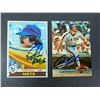 Image 1 : Baseball Hand Signed Lot x2 - METS