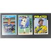 Image 1 : Baseball Hand Signed Lot x3 - Pirates Rangers
