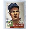 Image 1 : 1953 Topps Baseball - Ed McGhee - Athletics