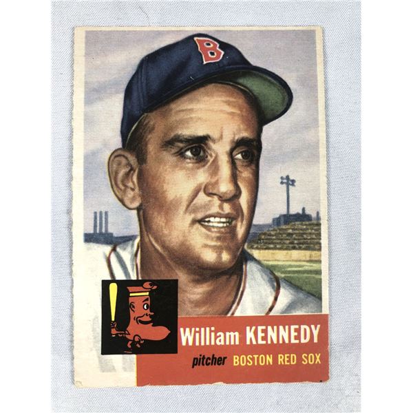 1953 Topps Baseball - William Kennedy - Red Soxs