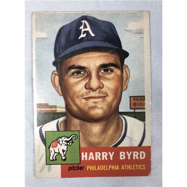 1953 Topps Baseball - Harry Byrd - Athletics