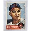 Image 1 : 1953 Topps Baseball - Jim Fridley - Indians
