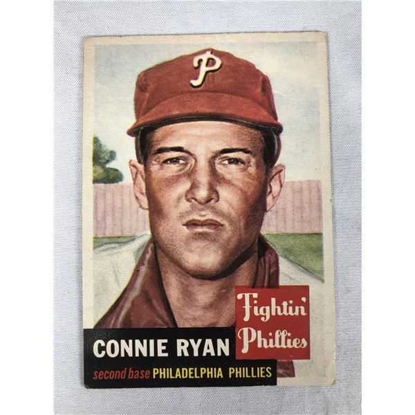 1953 Topps Baseball - Connie Ryan - Phillies