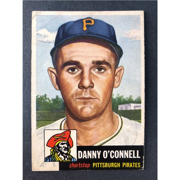 1953 Topps Baseball - Danny O'Connell - Pirates