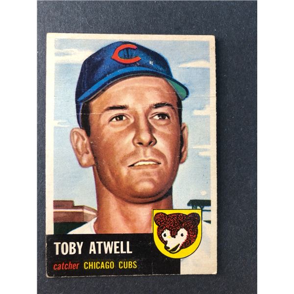 1953 Topps Baseball - Toby Atwell - Cubs
