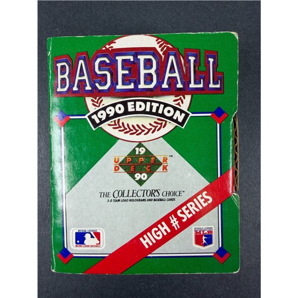 1990 Upper Deck Baseball High Series - Boxed