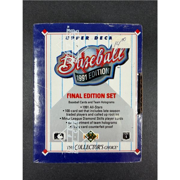 1991 Upper Deck Baseball Final Edition SEALED