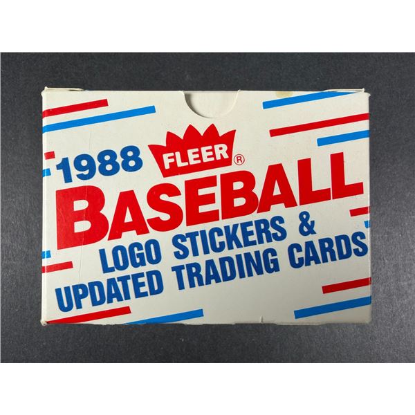 1988 Fleer Baseball Update Boxed SET