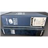 Image 2 : x2 D-Ring Ultra Pro Trading Card Binders - Navy Blue