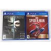 Image 1 : PS4 Game Lot - Spiderman & Dishonored 2