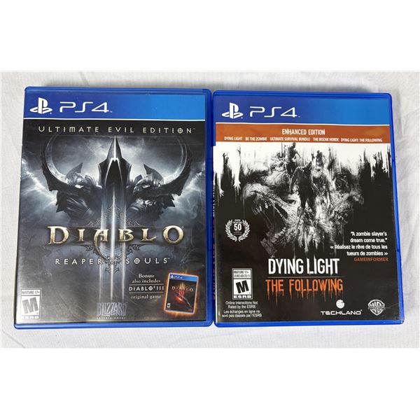 PS4 Game Lot - Dying Light & Diablo 3 Evil Edition