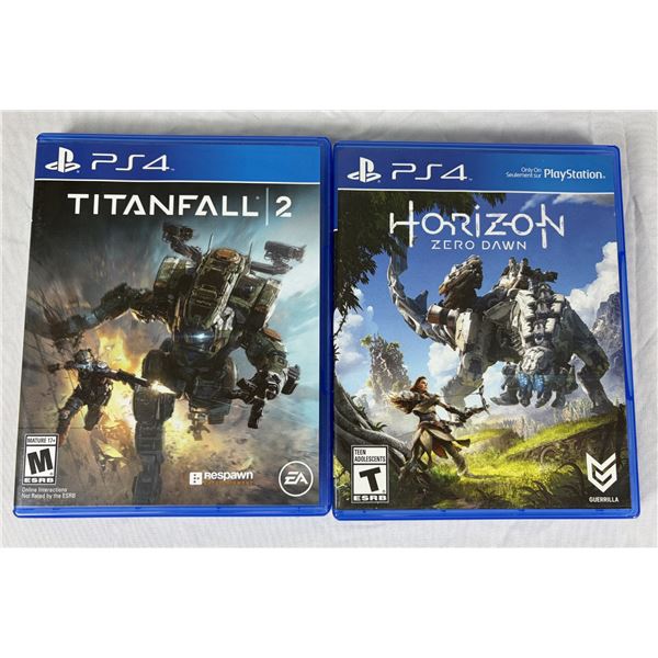 PS4 Game Lot x2 - Horizon Zero Dawn & Titanfall 2