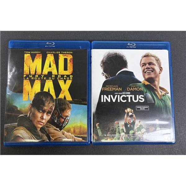 BLU-Ray Movie Lot - Mad Max & Invictus
