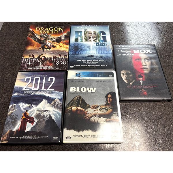 DVD Movie Lot x5 - Ring, Blow, 2012