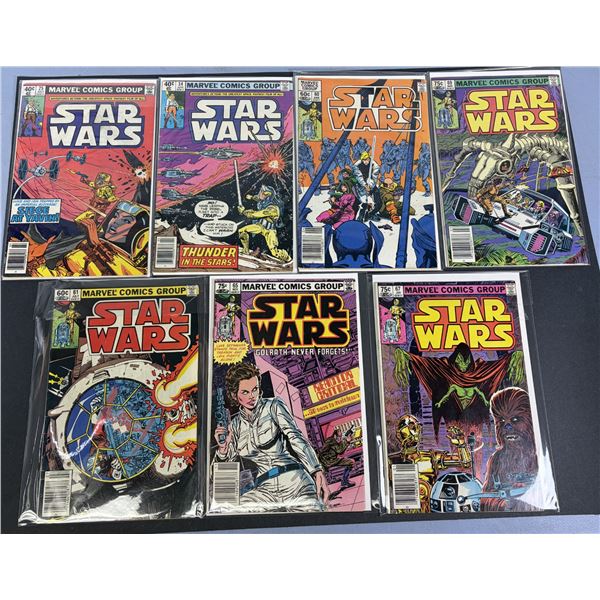 Star Wars Comic LOT x7 - Marvel 1977