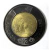Image 1 : Canadian COLOR Twoonie - Black Polar Bear 2 Leaf