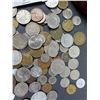 Image 3 : World Coins LOT x105 - 1950s to 1990s w/ Purse