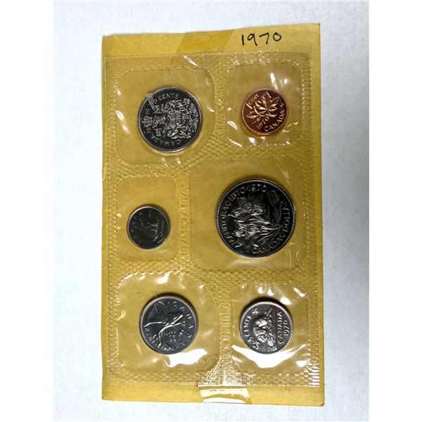 1970 Canadian Coin Set - Clean
