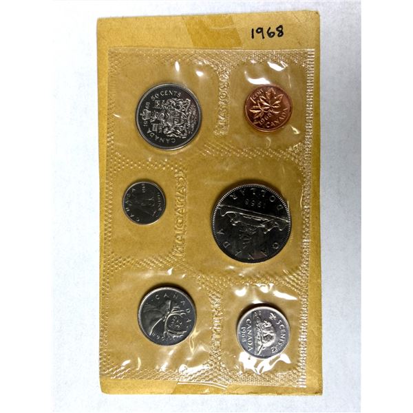 1968 Canadian Coin Set - Clean