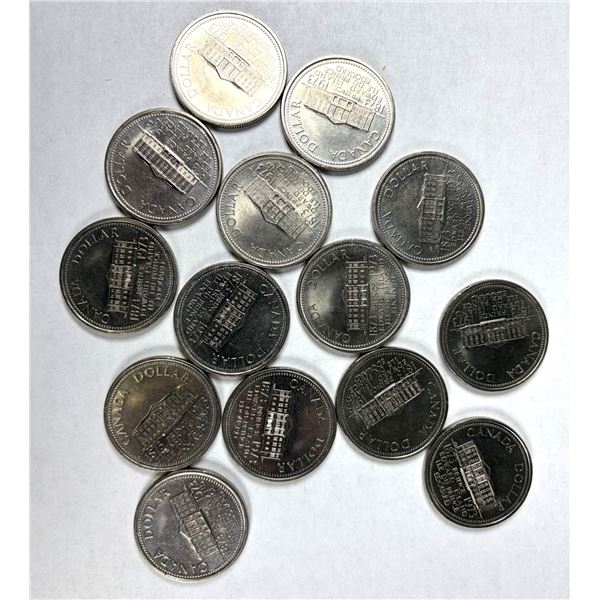 1973 PEI Centennial Dollar Coin x13