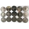 Image 1 : 1973-82 Canadian Trade Dollar LOT x15