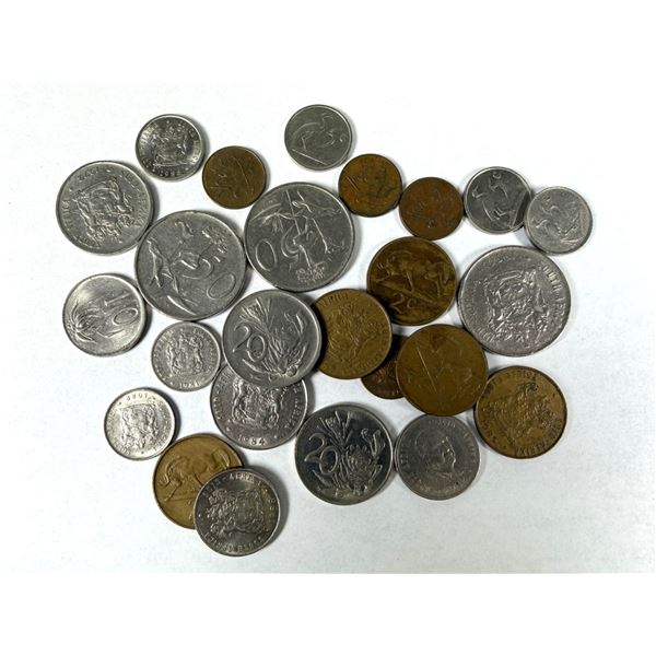 South Africa Coin LOT x25 - 1971-1987