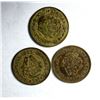 Image 1 : 1961-65 South Africa 1/2 Cent Coins x3