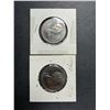 Image 2 : Canadian 50 Cent Coins x2 - 1979-1981