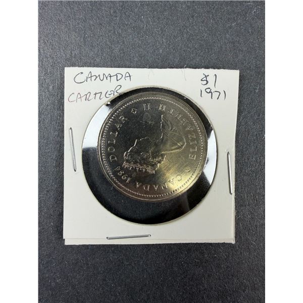 1984 Canadian 1 Dollar Coin - Cartier