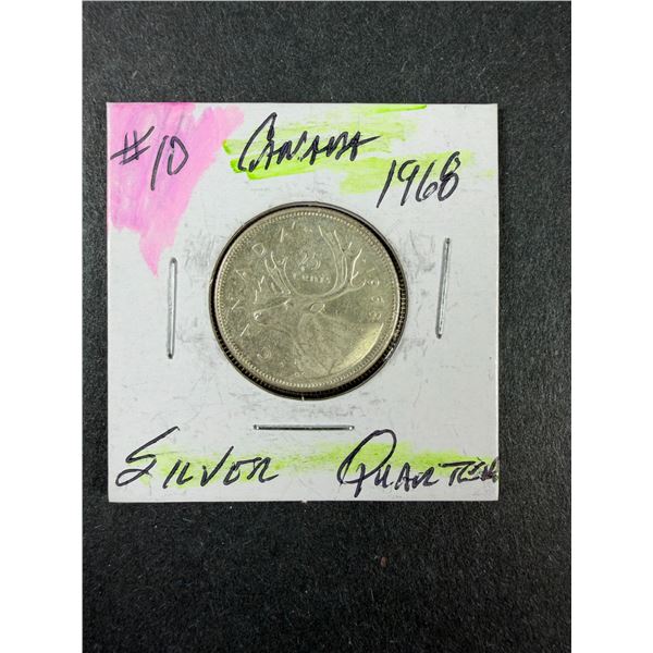 1968 Canadian Quarter - SILVER Content