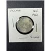 Image 1 : Silver Canadian Quarter Coin - 1967
