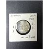 Image 1 : Silver Canadian Quarter Coin - 1967