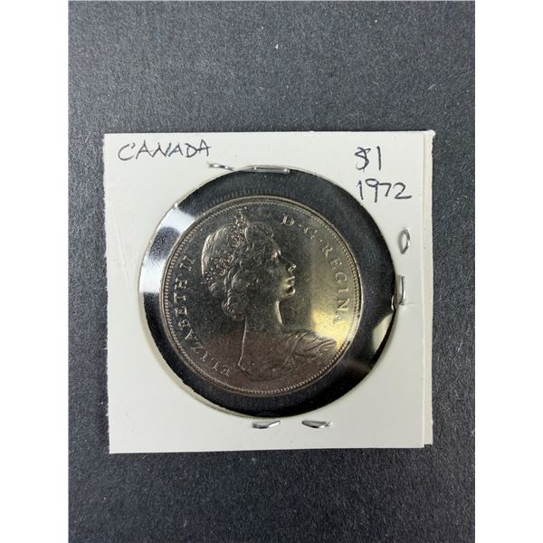 1972 Canadian Voyaguers 1 Dollar Coin