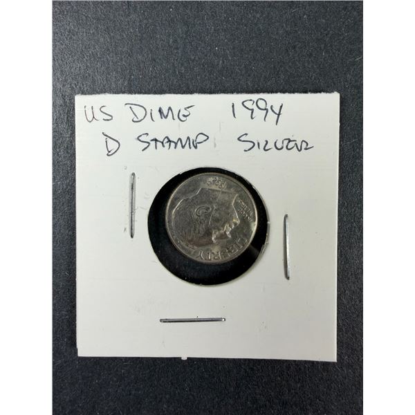 1994 USA Dime D Stamp Coin